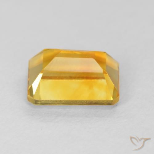 Citrino Laranja-Ouro Natural 1.63ct, Corte Octógono / Esmeralda, VVS