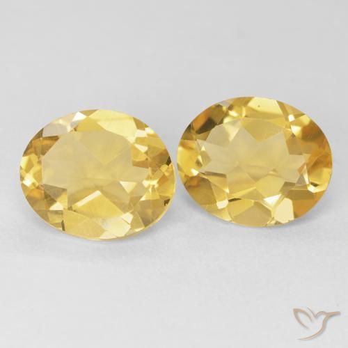 Pedras preciosas de Citrino ouro profundo natural de 7.80 ct, oval, VVS-VS