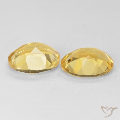 Pedras preciosas de Citrino ouro profundo natural de 7.80 ct, oval, VVS-VS