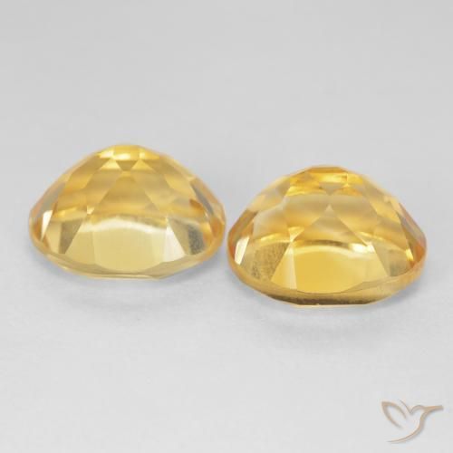 Pedras preciosas de Citrino ouro profundo natural de 10.11 ct, oval, VVS-VS