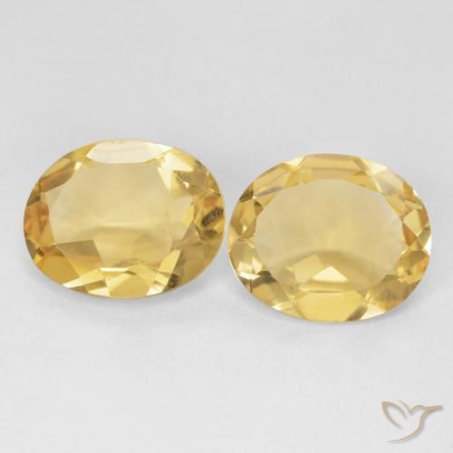 6.64ctw Natural ouro médio Citrino, oval, VS