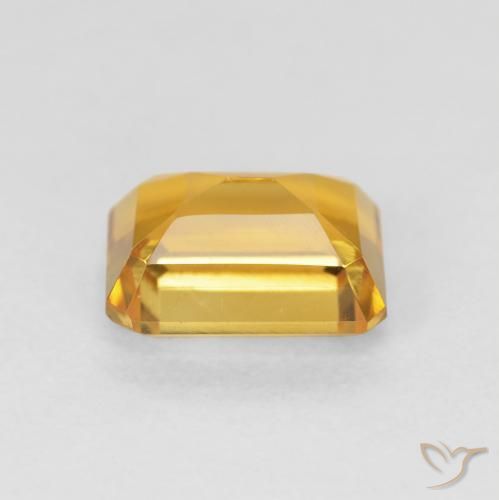 Citrino Medium Light-Golden Natural 1.62ct, Corte Octógono / Esmeralda, VVS-VS