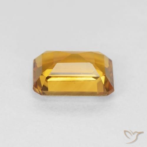 Citrino Medium Light-Golden Natural 1.39ct, Corte Octógono / Esmeralda, VVS-VS