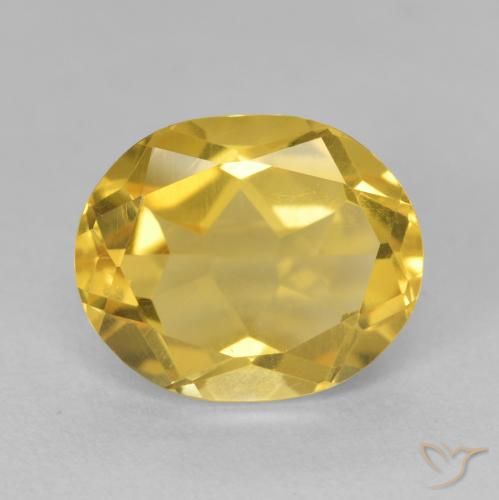 4.30ct Natural Dourado Citrino, oval, VVS