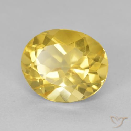 Citrino Laranja Dourada Natural 4.57ct, oval, VVS