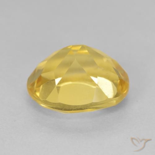 Citrino Laranja Dourada Natural 4.57ct, oval, VVS