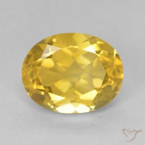 4.51ct Natural Laranja Dourada Citrino, oval, VVS
