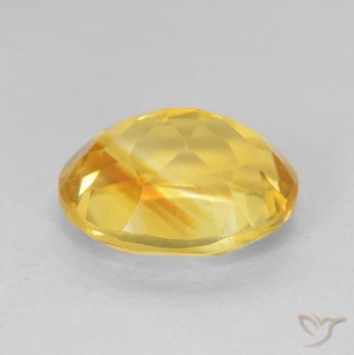 Citrino Laranja Dourada Natural 4.51ct, oval, VVS
