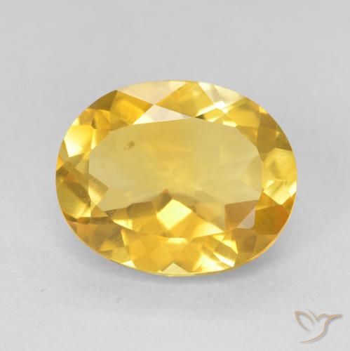 4.05ct Natural Dourado médio Citrino, oval, VVS