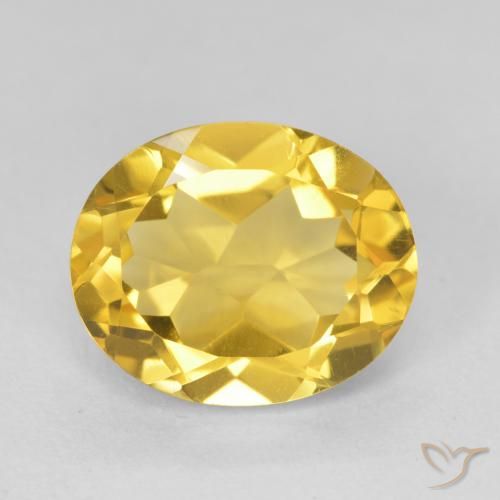 4.37ct Natural Dourado médio Citrino, oval, VVS