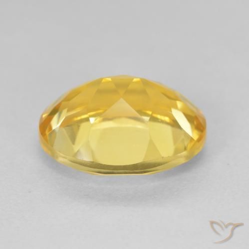 Citrino Dourado médio Natural 4.37ct, oval, VVS