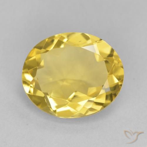 3.78ct Natural Dourado médio Citrino, oval, VVS
