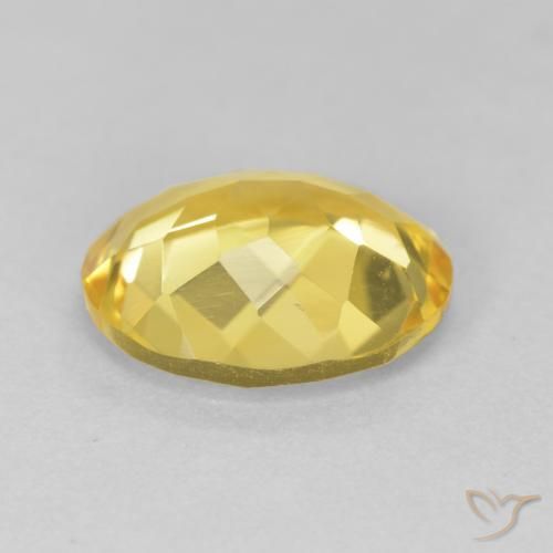 Citrino Dourado médio Natural 3.78ct, oval, VVS