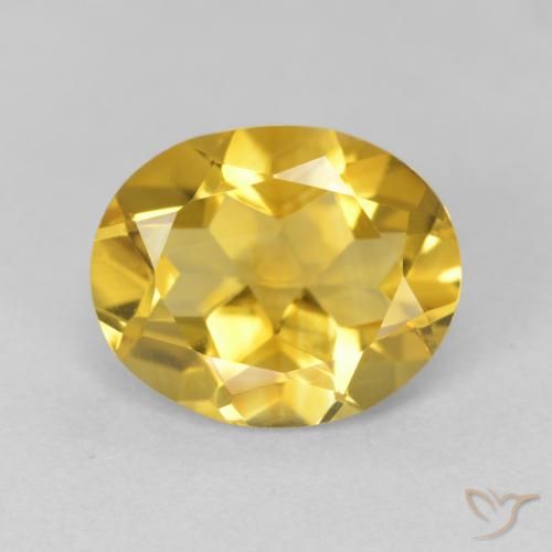 3.66ct Natural Dourado médio Citrino, oval, VVS