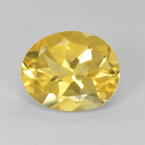 4.15ct Natural Dourado médio Citrino, oval, VVS