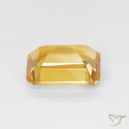 Citrino Dourado Natural 1.46ct, Corte Octógono / Esmeralda, VVS-VS
