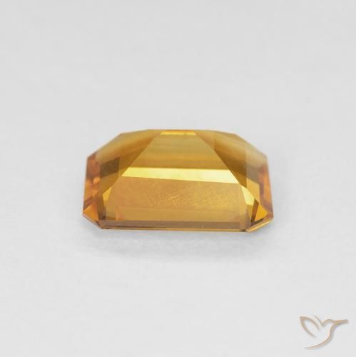 Citrino Laranja-Ouro Natural 1.05ct, Corte Octógono / Esmeralda, VVS-VS