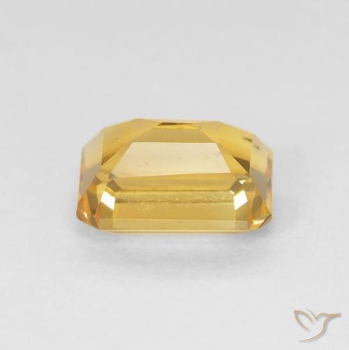 Citrino Dourado Natural 1.56ct, Corte Octógono / Esmeralda, VVS