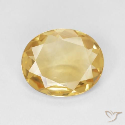 3.07ct Natural ouro médio Citrino, oval, VS