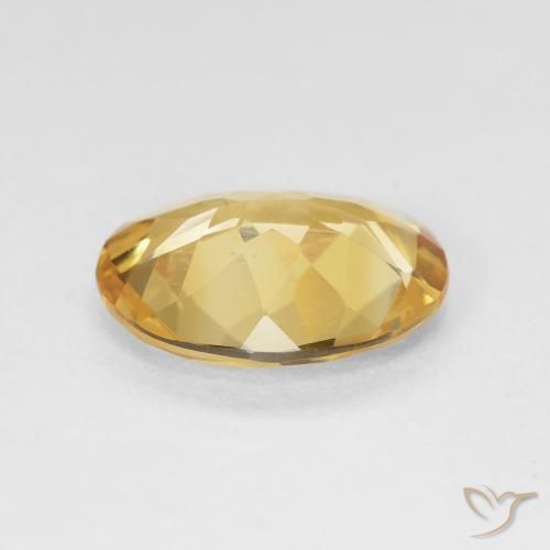 Citrino ouro médio Natural 3.07ct, oval, VS