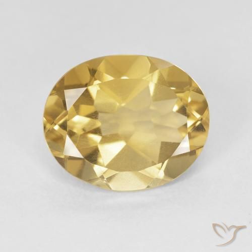 4.05ct Natural Laranja Dourada Citrino, oval, VS