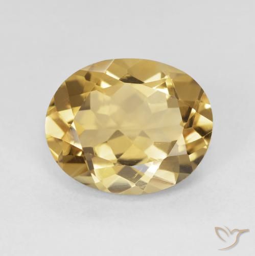 4.30ct Natural ouro médio Citrino, oval, VVS