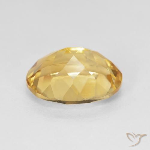 Citrino ouro médio Natural 4.30ct, oval, VVS