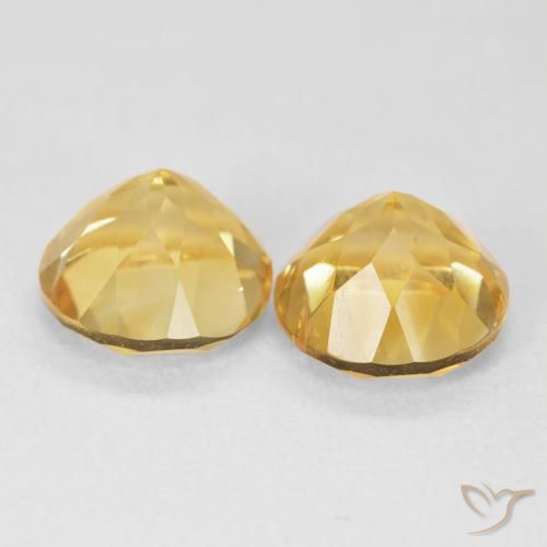 Pedras preciosas de Citrino ouro médio natural de 4.02 ct, Redondo, VS