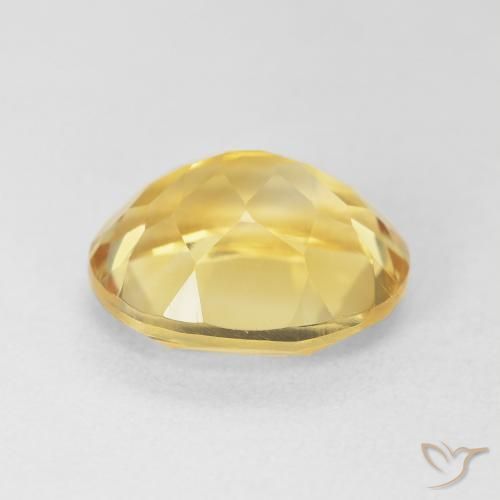 Citrino amarelo médio Natural 4.74ct, oval, VVS