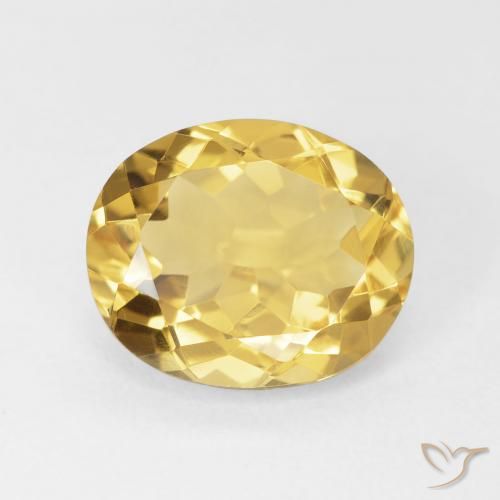 4.20ct Natural Dourado médio Citrino, oval, VVS