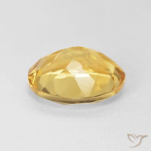 Citrino Dourado médio Natural 4.20ct, oval, VVS
