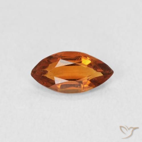 Citrino Laranja Profundo Natural 0.48ct, Marquesa, VS