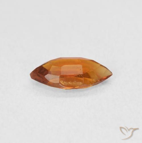 Citrino Laranja Profundo Natural 0.48ct, Marquesa, VS