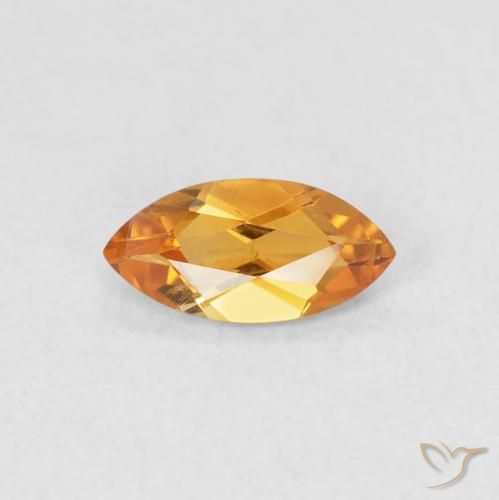 0.49ct Natural Ouro Citrino, Marquesa, VS