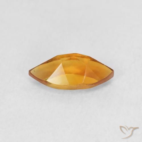 Citrino Laranja Médio Natural 0.58ct, Marquesa, VS