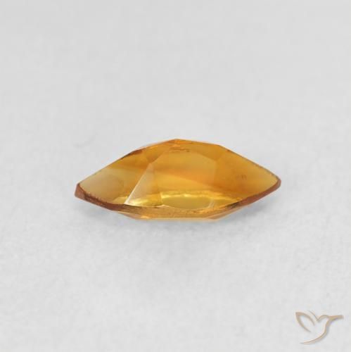Citrino Laranja Médio Natural 0.52ct, Marquesa, VS