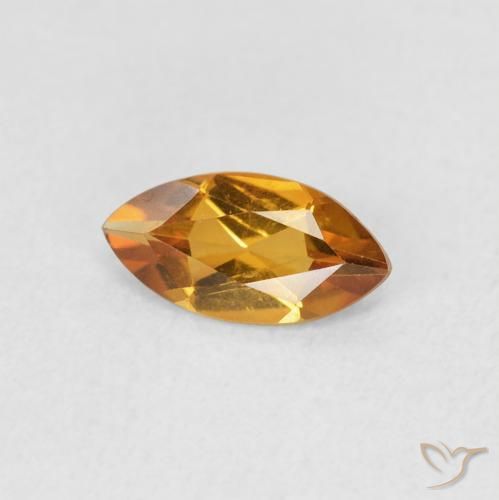 Citrino Laranja Médio Natural 0.48ct, Marquesa, VS