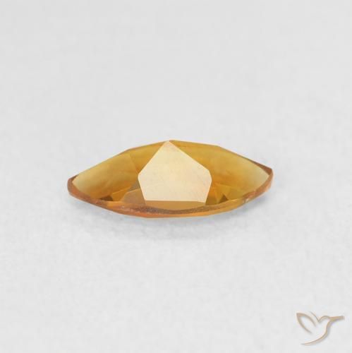 Citrino Laranja Médio Natural 0.48ct, Marquesa, VS