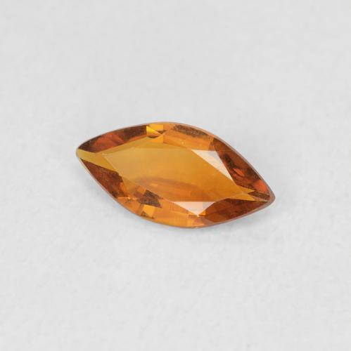 Citrino Laranja Profundo Natural 0.37ct, Marquesa, VVS