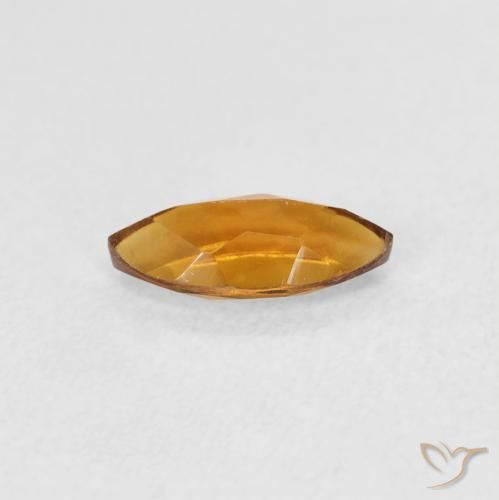 Citrino Laranja Médio Natural 0.46ct, Marquesa, VS