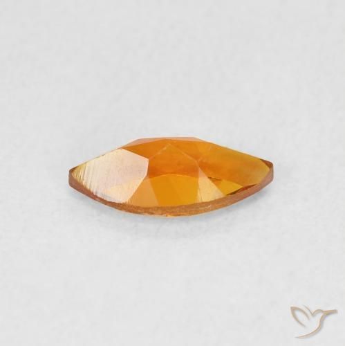 Citrino Laranja Médio Natural 0.47ct, Marquesa, VS