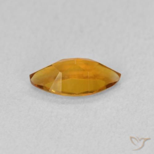 Citrino laranja marrom Natural 0.49ct, Marquesa, VVS-VS