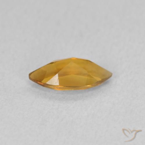 Citrino Laranja Dourada Natural 0.48ct, Marquesa, VVS