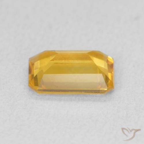 Citrino Dourado médio Natural 1.09ct, Corte Octógono / Esmeralda, VVS