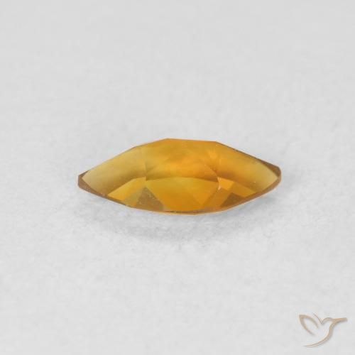 Citrino Laranja-Ouro Natural 0.47ct, Marquesa, VVS-VS