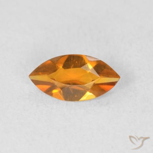 0.49ct Natural Ouro Citrino, Marquesa, VVS-VS