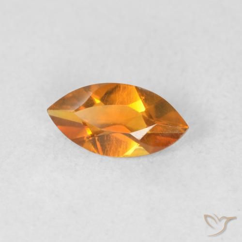 Citrino Ouro Natural 0.49ct, Marquesa, VVS-VS