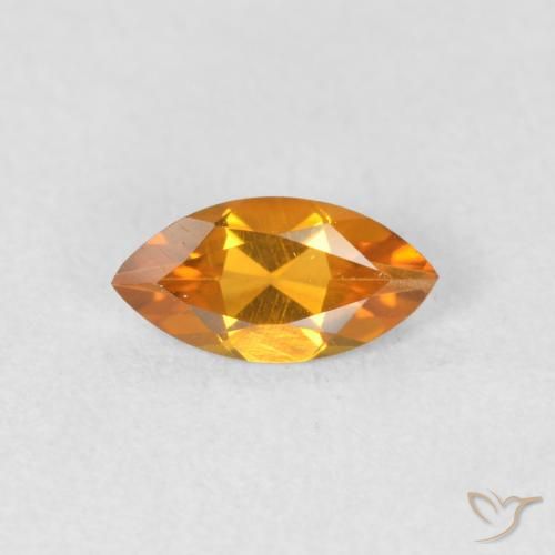 0.48ct Natural Ouro Citrino, Marquesa, VVS-VS