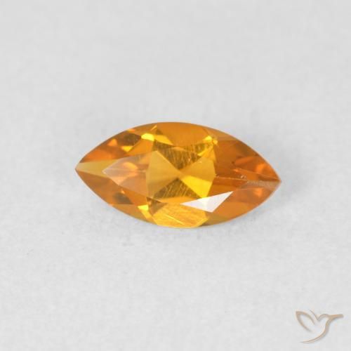 Citrino Ouro Natural 0.48ct, Marquesa, VVS-VS