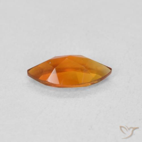 Citrino Laranja terroso Natural 0.52ct, Marquesa, VS